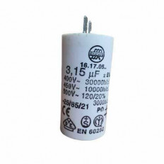 Конденсатор 3,15uF для пральної машини Ariston, Indesit C00050434