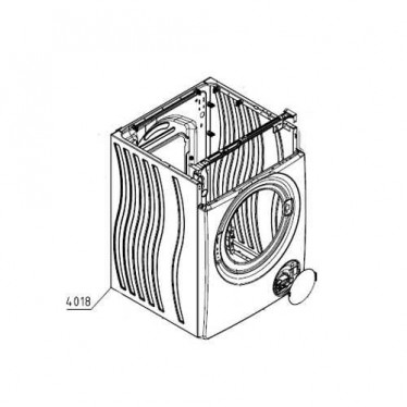 Корпус пральної машини Gorenje 714417