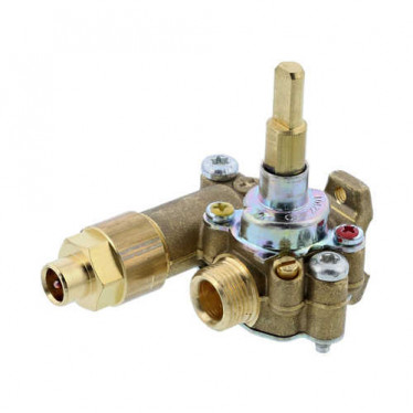 Кран газовый малой горелки для газовой плиты Zanussi 3577306016