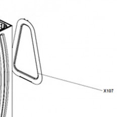 Кришка задня для пральної машини Hisense HK2444807