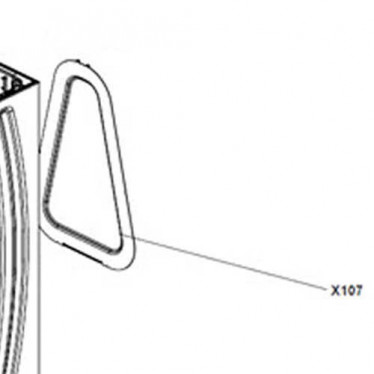 Кришка задня для пральної машини Hisense HK2444807