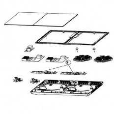 Модуль керування (плата індикації) для варильної поверхні Gorenje 940033