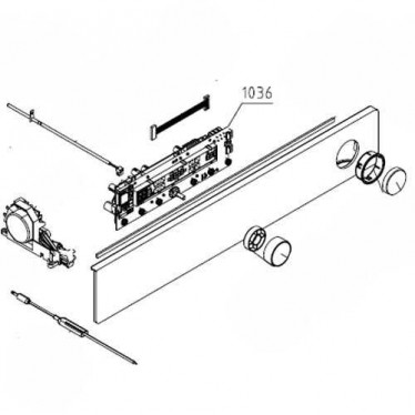 Модуль керування з дисплеєм (таймер) для духовки Gorenje 880501