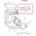 Панель корпуса (крышка панели управления) для стиральной машины Ariston, Indesit C00098883