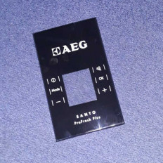 Панель LCD дисплея пластиковая для холодильника AEG 2670013388