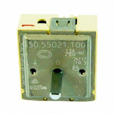 Перемикач режимів (потужності) конфорки однозонний для плити Electrolux 3051701013