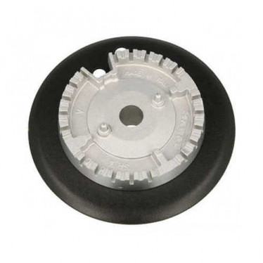 Розсікач полум'я D95 у зборі з основою (пальник середній) для варильної поверхні Gorenje 690716