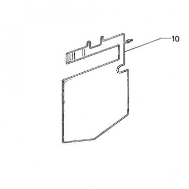 Тэн оттайки для холодильника Electrolux 2262018019